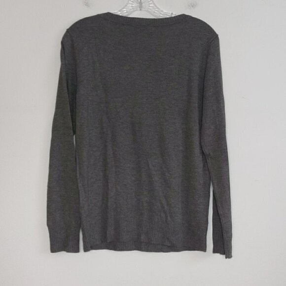 Saks Fifth Avenue Gray Owl Angora Sweater - Picture 5 of 5